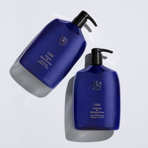 Shampoo and conditioner for brilliance and shine